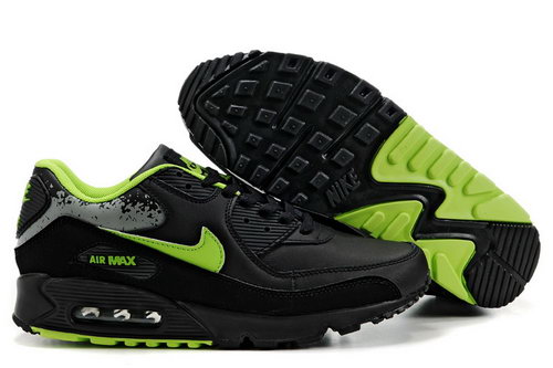 Mens Nike Air Max 90 Green Black Reduced
